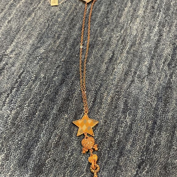 Pilgrim Multicolor Copper Necklace - Stars Hearts And Key - Picture 2 of 3